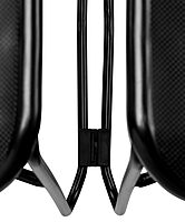 National Public Seating Commercialine® 850 Series Multi-Purpose Ultra Compact Stack Chair, Black