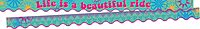 Barker Creek Double-Sided Scalloped Edge Border 2-Pack, Bohemian, Trim Out Bulletin Boards and Create Colorful Displays with 78' of Designer Double-Sided Border, 2.25" x 78' (3700)