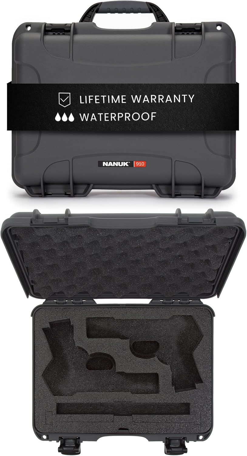 NANUK 910 Hard Case with Custom Foam Insert