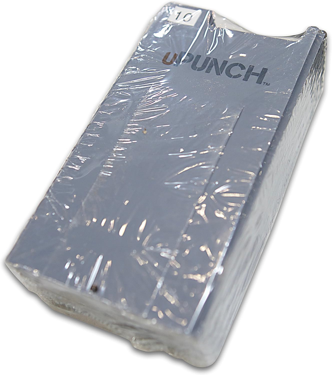 uPunch HNTCR10 Expandable Adjustable Time Card Rack, 10 Pockets, 4inH x 7 5/8inW x 4 1/2inD, Gray