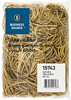 Business Source Quality Rubber Bands - Size: #33 - 3.5in Length x 0.1in Width - Sustainable - Rubber - Crepe - 600 / Pack