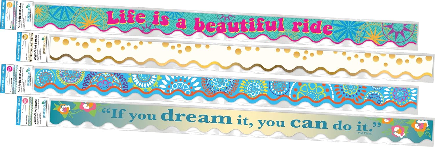 BARKER CREEK Double-Sided Bulletin Board Borders