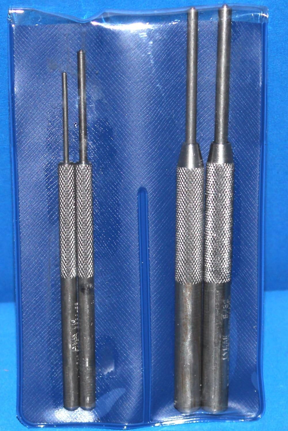 Lyman 4-Piece Roll Pin Punch Set, Steel
