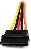 StarTech.com 6in Latching SATA Power Y Splitter Cable Adapter - M/F - 6 inch Serial ATA Power Cable Splitter