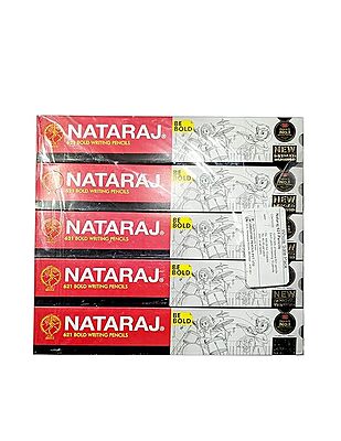 Nataraj 621 Writing Pencil Pack Of - 5 (50 Pencils)