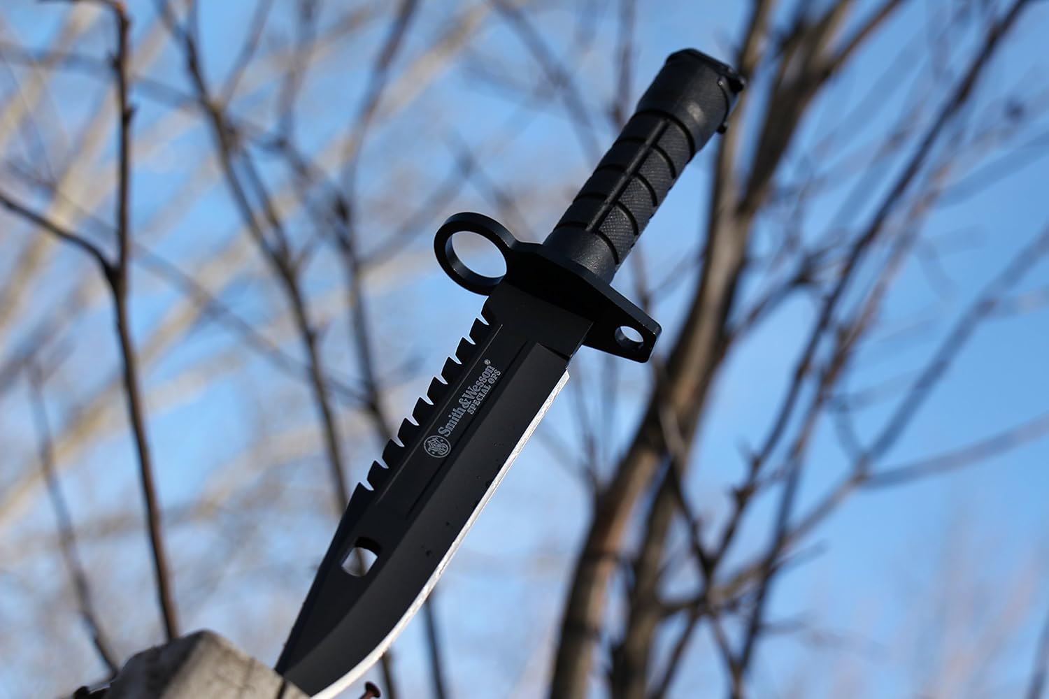 SMITH & WESSON Special Ops M-9 Fixed Blade Knife with Scabbard