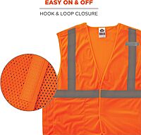 Ergodyne GloWear 8215BA Econo Breakaway Mesh High-Visibility Safety Vest
