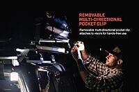 Streamlight 66320 MacroStream USB 500-Lumen 2000-Candela Rechargeable EDC Compact LED Flashlight with USB Cable, Black