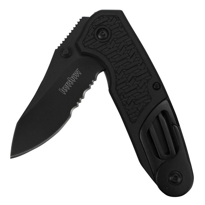 Kershaw Funxion EMT (8100); Multifunction Folding Pocketknife; 3 inch Partially Serrated Stainless Steel Blade
