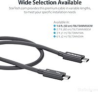 StarTech.com Passive Thunderbolt 3 USB-C Cable