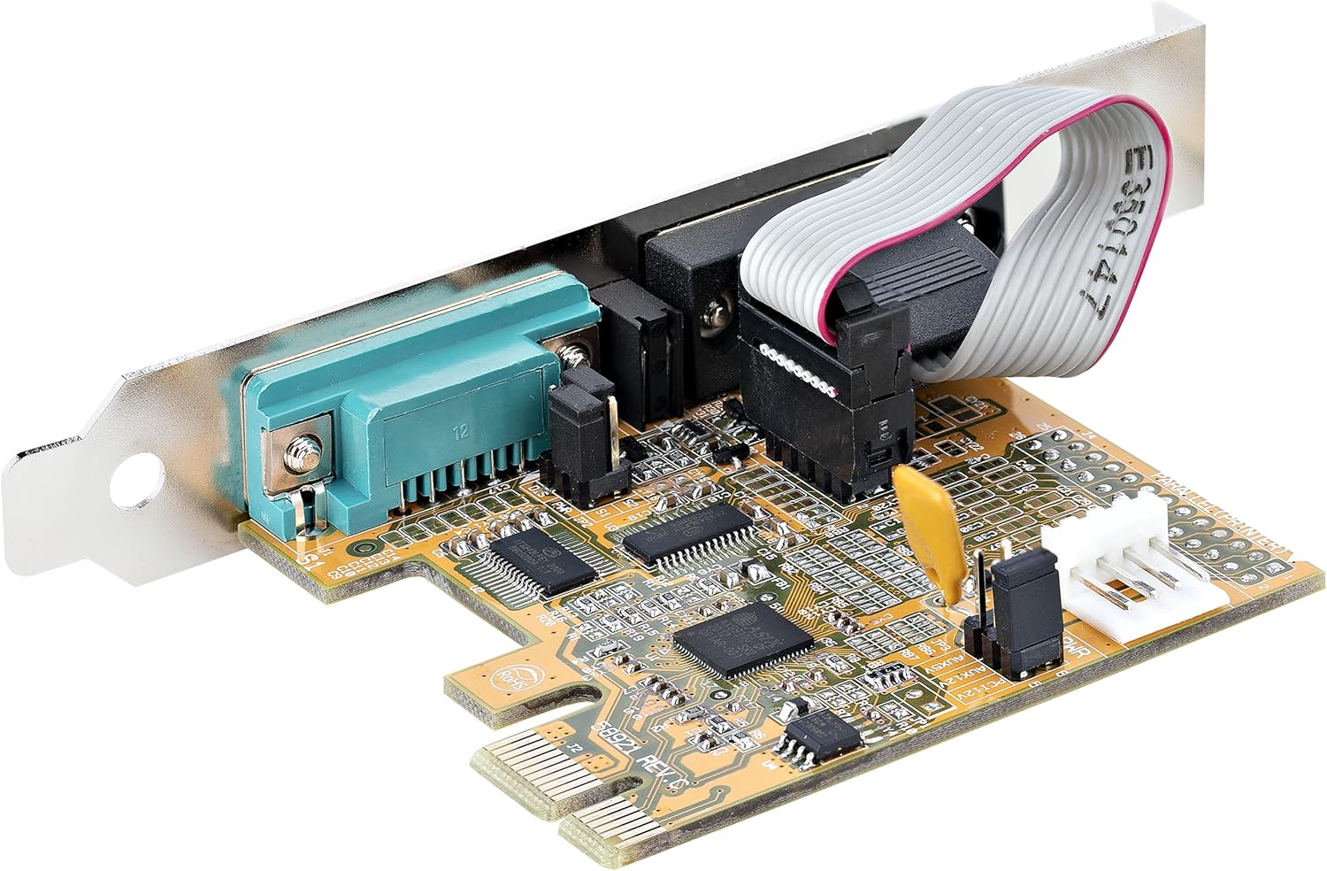 StarTech.com 2-Port PCI Express Serial Interface Card, Dual Port PCIe to RS232 (DB9) Serial Card, 16C1050 UART