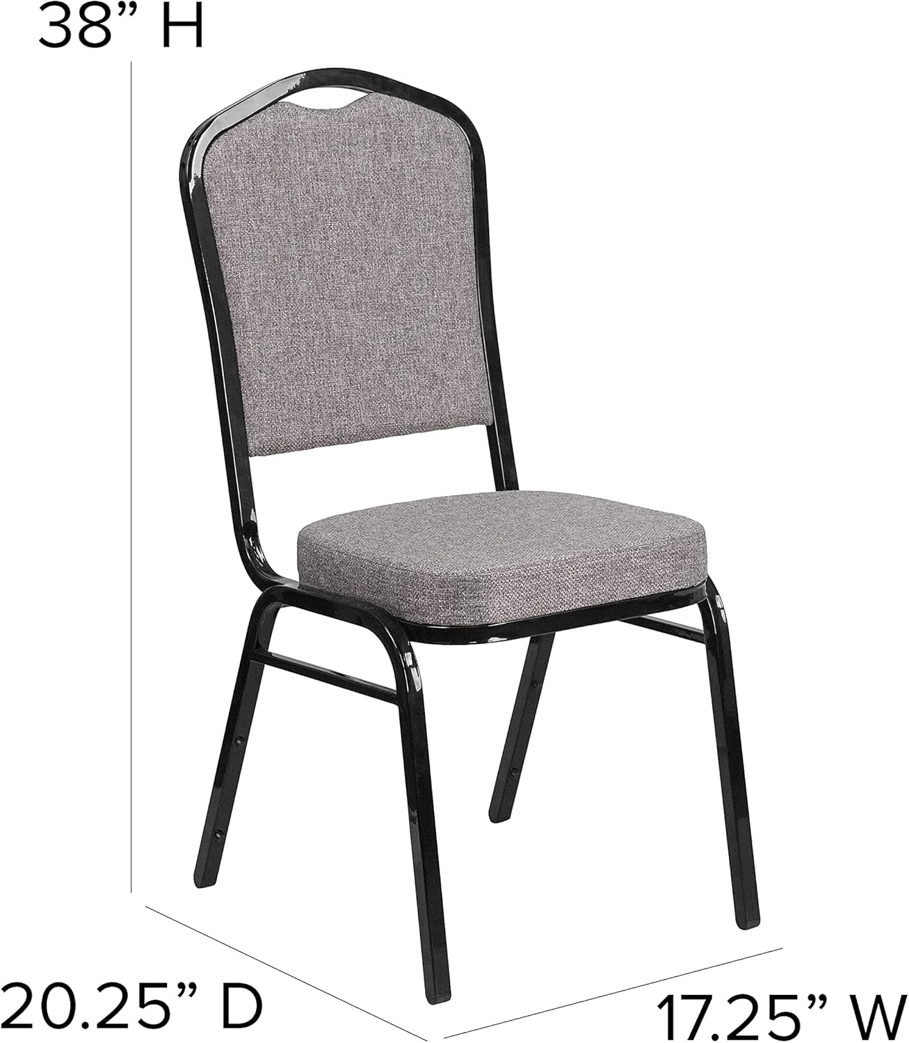 Flash Furniture HERCULES Series Crown Back Stacking Banquet Chair
