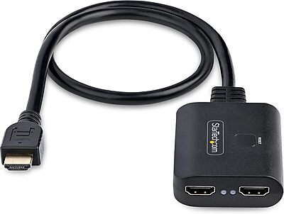 StarTech.com 2-Port HDMI Splitter (1 In 2 Out)