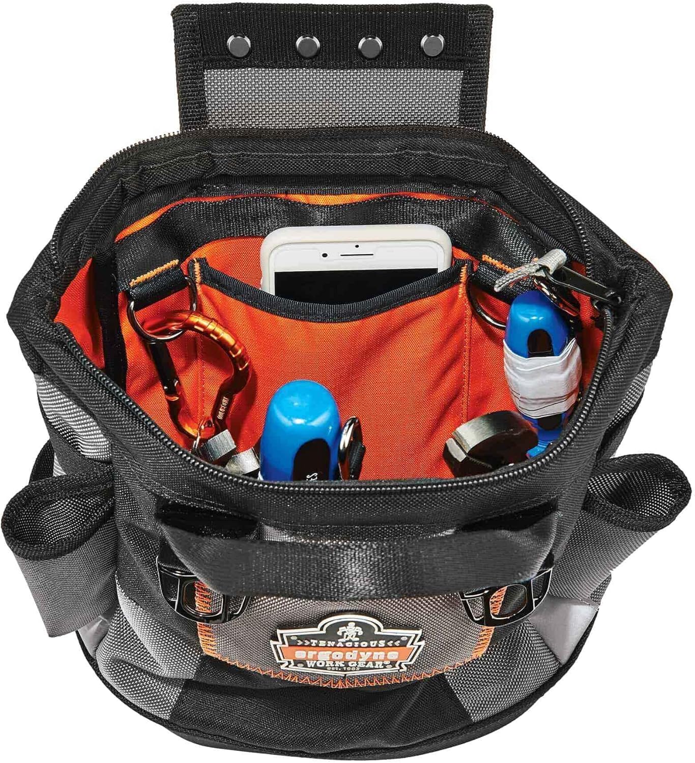 ERGODYNE Arsenal Topped Tool Pouch with Snap-Hinge Closure