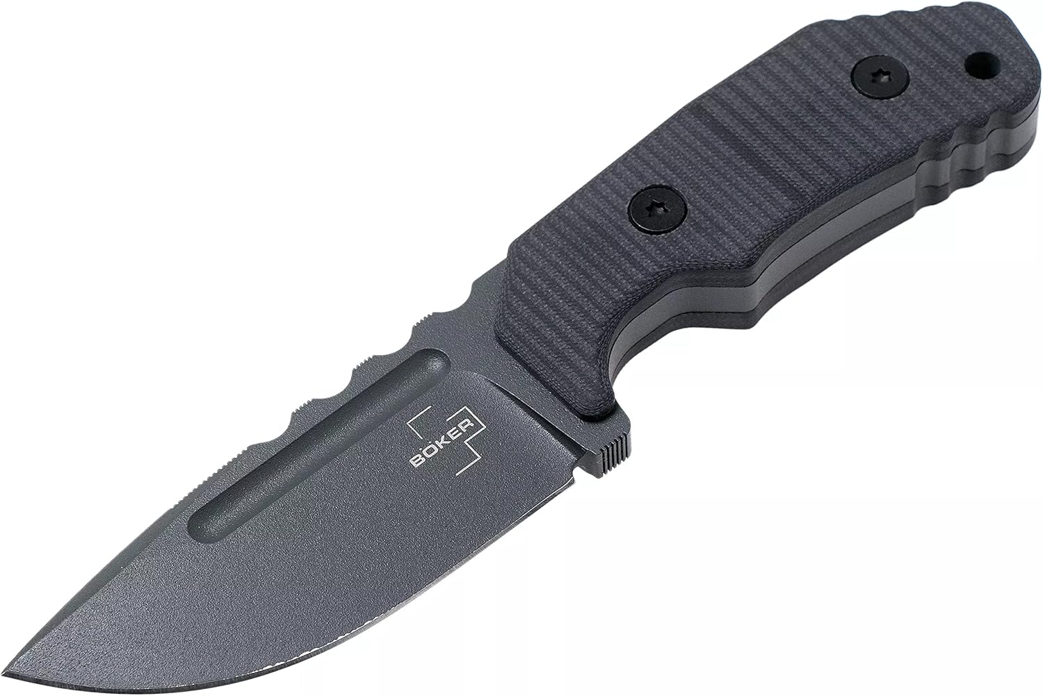 BÖKER PLUS Little Dvalin Fixed Blade EDC Knife - D2 Tanto - G10 - Kydex Sheath