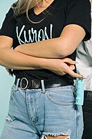 Brand Pocket Pepper Spray, Personal Alarm, or Pocket Pepper Spray and Personal Alarm Combo, Teal One Size Spray Only