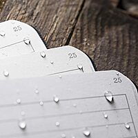 RITE IN THE RAIN Weatherproof Mini-Stapled Notebook, Field-Flex Cover, Universal Pattern