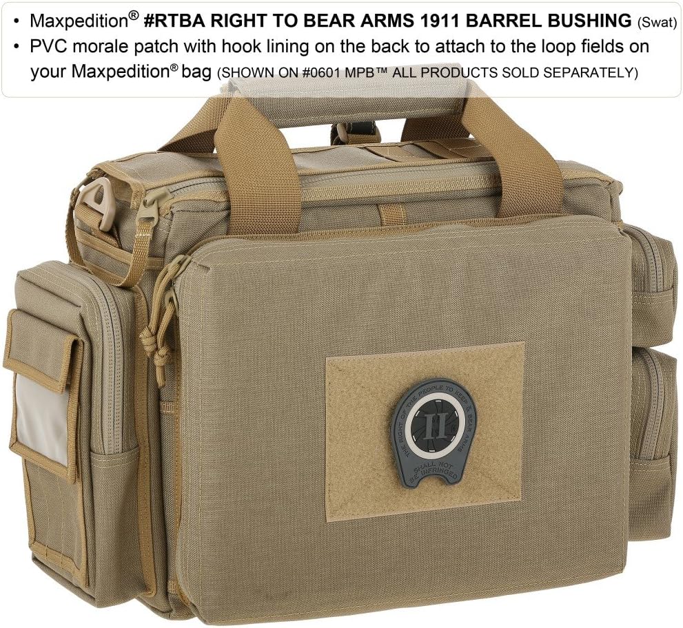 MAXPEDITION Gear Right to Bear Arms PVC Morale Patch