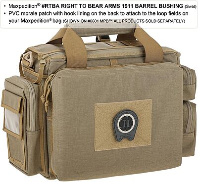 MAXPEDITION Gear Right to Bear Arms PVC Morale Patch