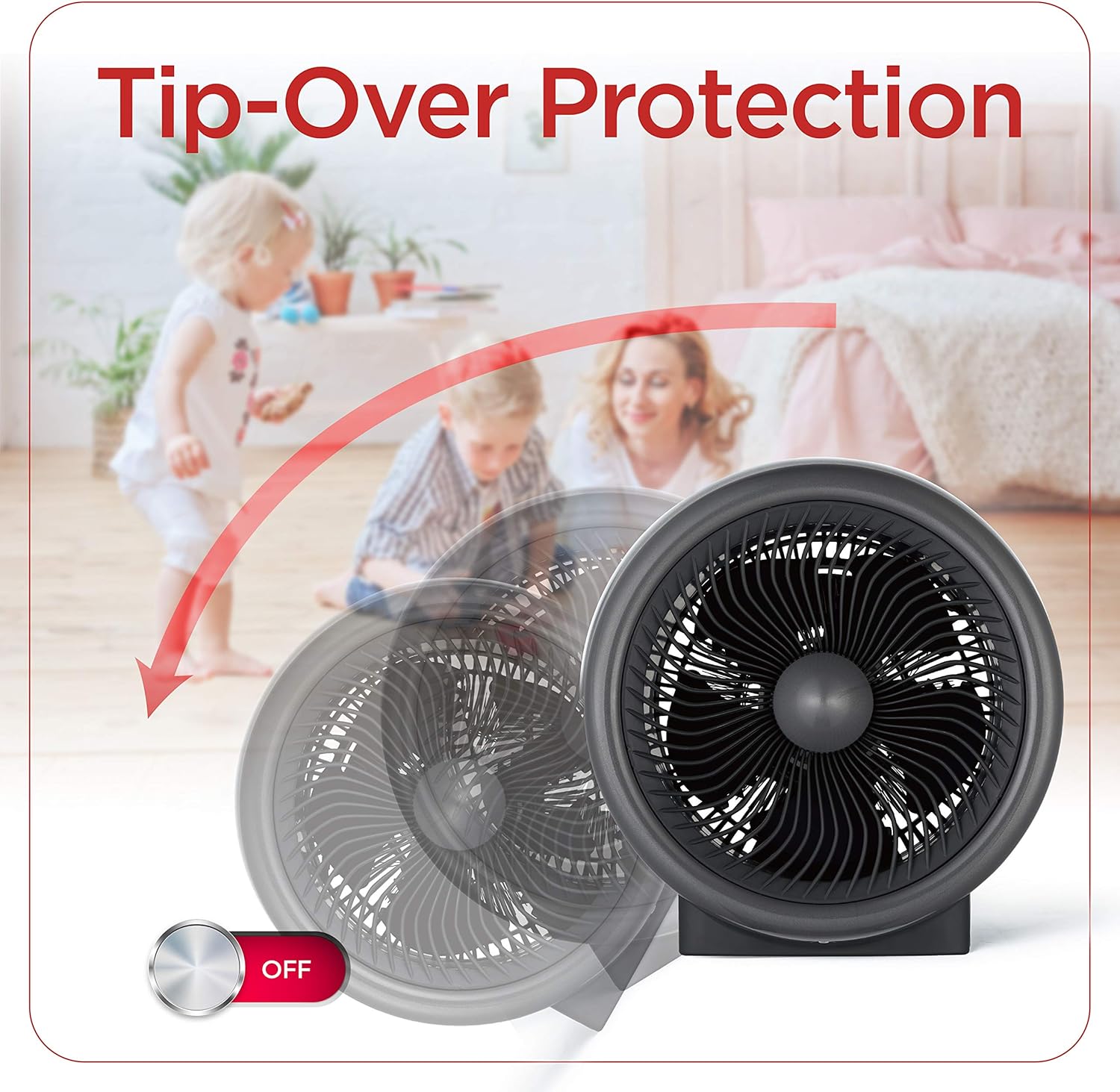 BLACK+DECKER Space Heater 1500W, Flameless Portable Heater with Overheat Protection 1 Piece Turbo Heat/Fan