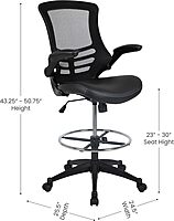 FLASH FURNITURE Kelista Mid-Back Swivel Office Chair