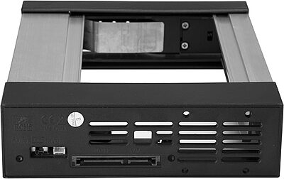 StarTech.com 5.25" to 3.5" Trayless Hard Drive Hot Swap Bay - Removable Hard Drive Bay for 3.5" SATA/SAS Drives