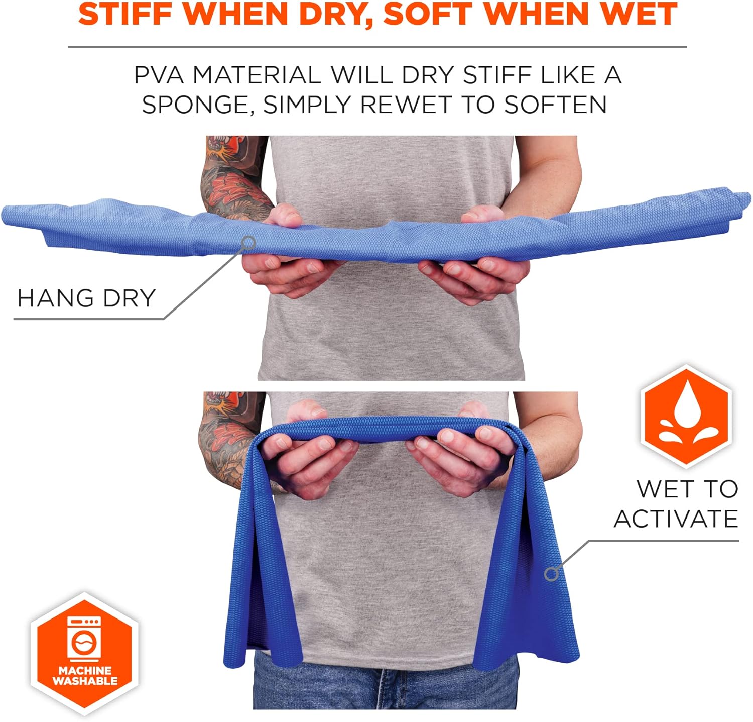 Ergodyne Chill-Its 6602 Evaporative Cooling Towel