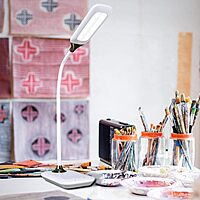 OttLite Enhance LED Sanitizing Desk Lamp with USB Charging – Eliminates up to 99.9% of Bacteria, Touch Activated