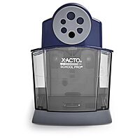 X-ACTO SchoolPro Electric Pencil Sharpener, Model 1670X, Transparent Gray