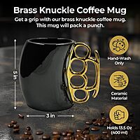 Caliber Gourmet Ceramic Novelty Coffee Mug