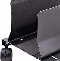 StarTech.com Computer Tower Cart, Rolling Mobile CPU Caddy on Wheels, Max Load 46.3lb/21kg, Adjustable Desktop Case Mount