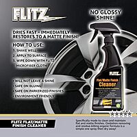 Flitz Flat Matte Finish Cleaner - 16oz Bottle of USA-Made Vinyl Wrap Spray to Easily Remove Grease, Wax, Dust