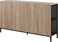 OSP Home Furnishings Ace Contemporary Modern Storage Bookcase