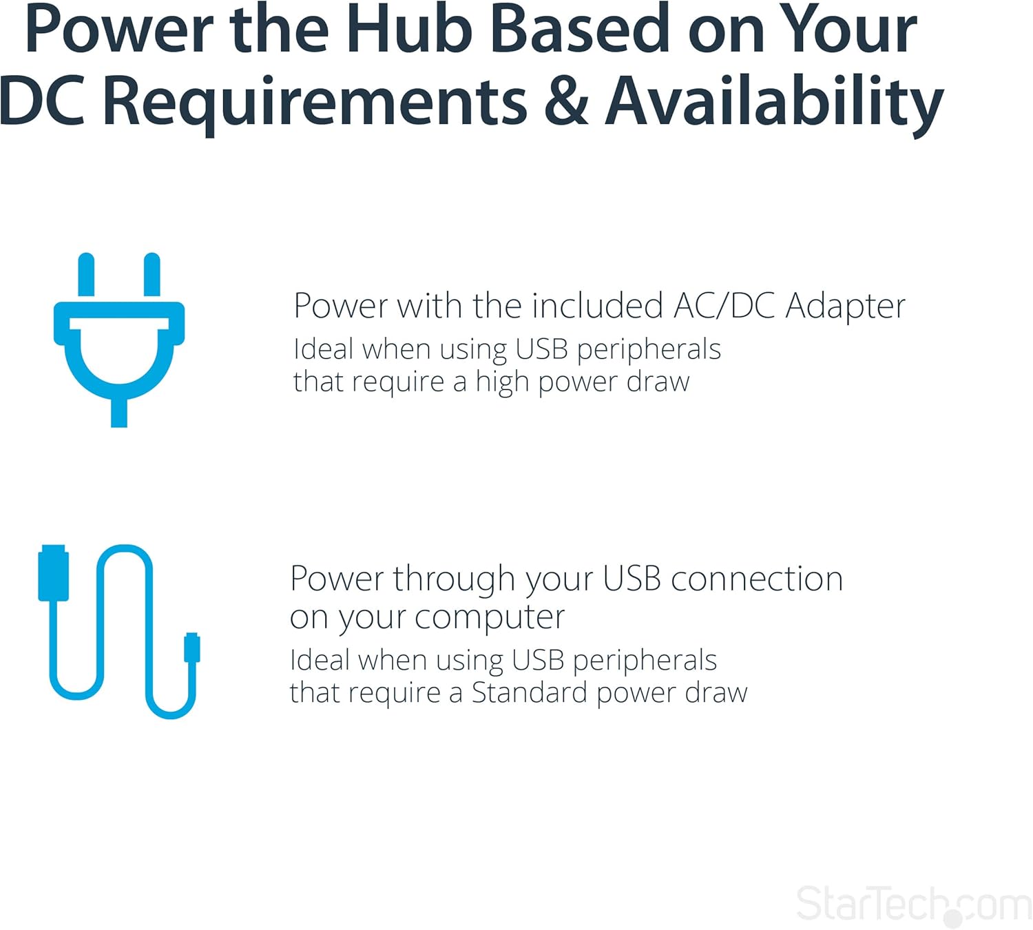 StarTech.com 7 Port USB 3.0 Hub – Up To 5 Gbps – 7 x USB – Universal Multi Port USB Extender for Your Desktop