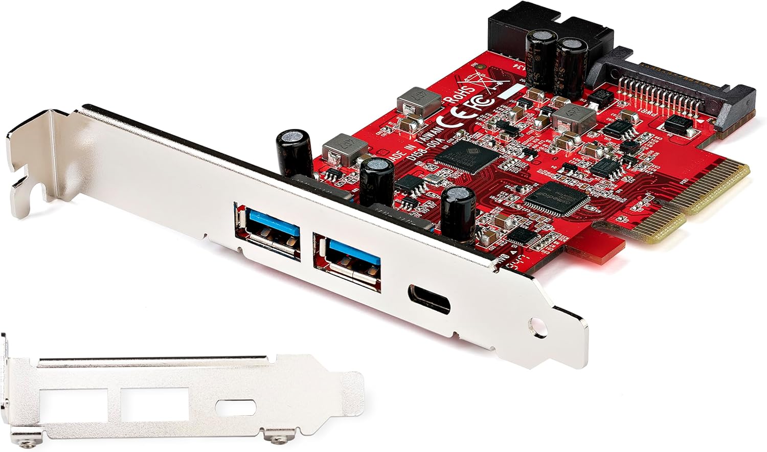 StarTech.com 5-Port USB PCIe Card - 10Gbps USB 3.1 Gen 2 PCIe Card w/ 1x USB-C & 2X USB