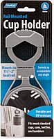 CAMCO Clamp-On Rail Mounted Cup Holder