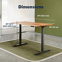 VARI ComfortEdge Electric Standing Desk – Adjustable Sit-Stand