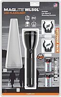 MagLite ML50L-I2TQG: Ml50L 2 Cell C Led Outdoor Adventure Pack Black, Adjustable Beam Angle, Water Resistant, Battery Powered