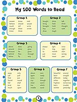 100 Words Kids Need to Read by 3rd Grade: Sight Word Practice to Build Strong Readers