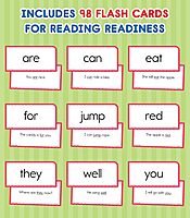 Carson Dellosa 102 Basic Sight Words Flash Cards Kindergarten, Flashcards for Kids Ages 6 and Up, Phonics and Vocabulary Kindergarten Learning Activities