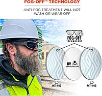 Ergodyne Skullerz Loki Convertible Anti-Fog Safety Glasses