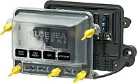 Blue Sea Systems 5056100 ST Blade Water-Resistant Fuse Block, Manual Cover, 80 Amps