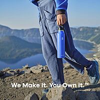 HYDRO FLASK Insulated Stainless Steel Water Bottle with Flex Straw Cap