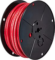 Ancor 114510 Tinned Copper Battery Cable, 2 AWG (32mm2), Red - 100ft