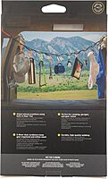 Nite Ize GearLine Hanging Organization System - Gear Ties for Camping, Hiking & Outdoor Activities - Webbing Line with S-Biner Clips & Bendable Gear Ties - Camping Gear Organization - Multicolor