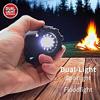 Nightstick NSP-4602B Dual-Light Headlamp, Black