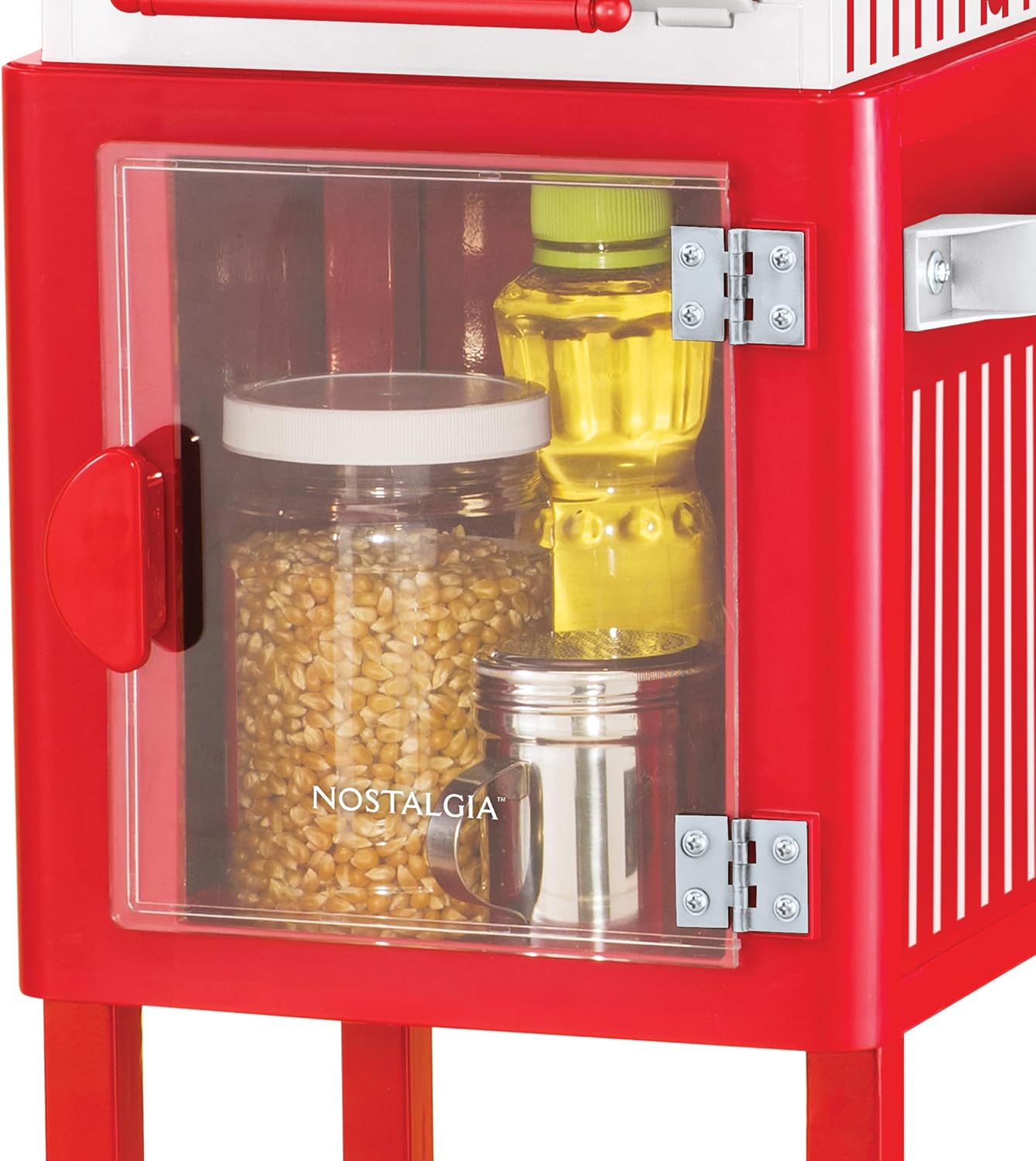 Nostalgia Popcorn Maker Machine - Professional Vintage Movie Theater Style