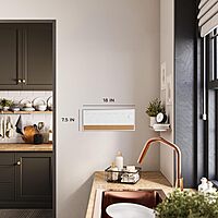 U Brands Magnetic Dry Erase Weekly Calendar Board With Cork Strip, 18"x7.5", Silver Aluminum Frame, Includes Magnet, Marker 18"W x 7.5"H