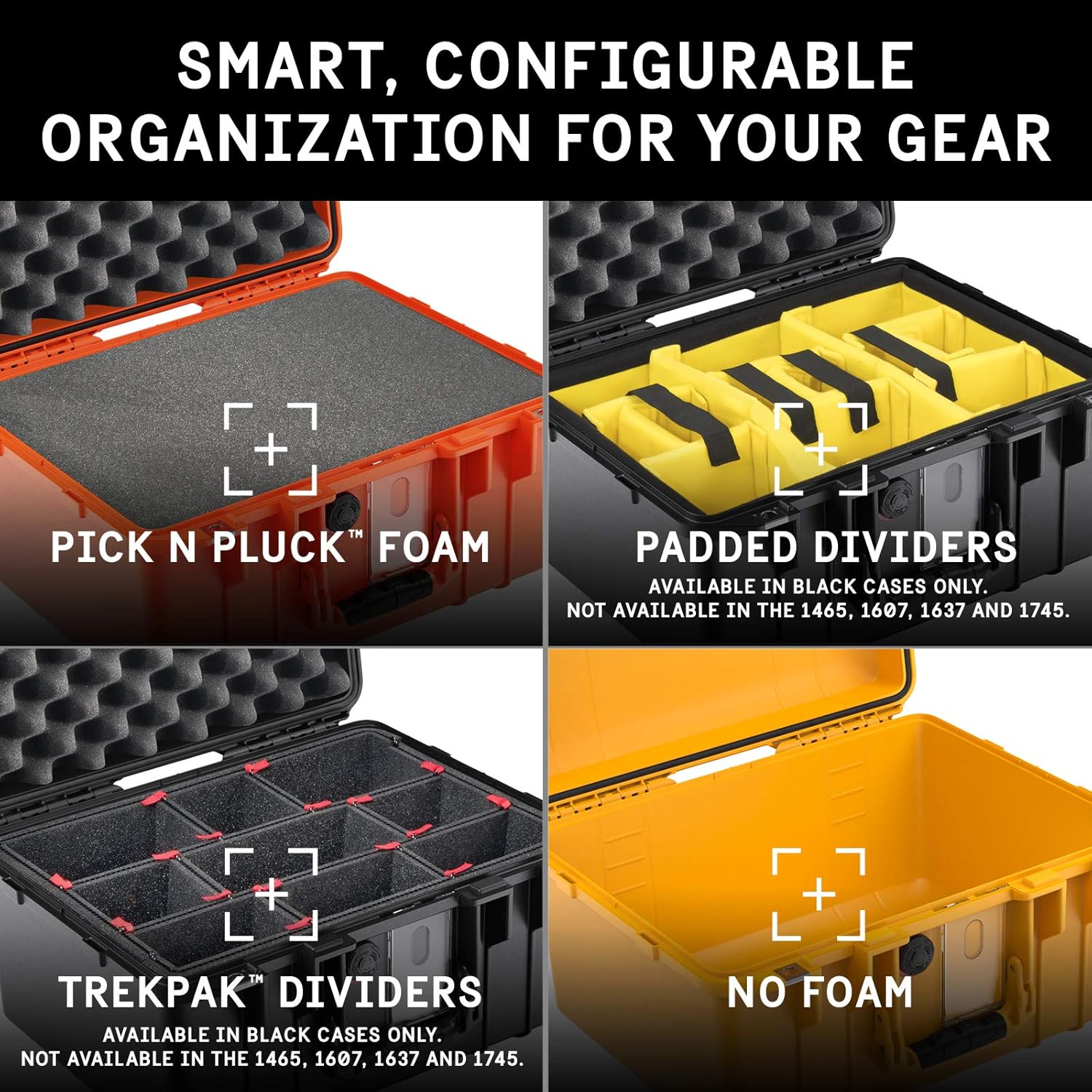 PELICANO Pelican Air 1507 Protective Hard Case with Customizable Foam