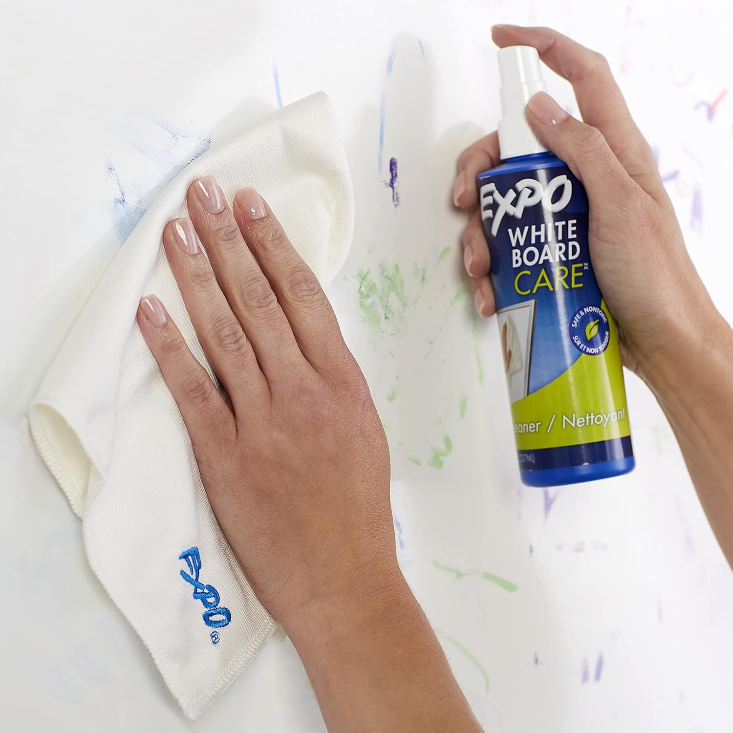 EXPO Dry Erase Whiteboard Cleaning Spray 8 oz. Standard Less than 10 ounces